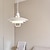 ieftine Lumini pandantive-pendanta LED forma sticla transparenta cu design elegant 1 lumina 38/48 cm metal stil modern dormitor birou 110-240v