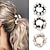tanie Akcesoria do stylizacji włosów-Zestaw scrunchie w stylu vintage glam - sztuczna perła &amp; Ozdobne kryształki zapewniają wygodne trzymanie modnych fryzur