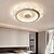 abordables Luces de techo-Luces de techo LED regulables 40/50 cm Montaje empotrado de metal de 1 luz en techo interior Iluminación de ahorro de energía estilo nórdico moderno sala de estar dormitorio 110-240 V solo regulable