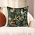 olcso állati stílus-vintage virágok dekoratív dobás párnahuzat 2db puha négyzet alakú párnahuzat párnahuzat hálószobába nappali kanapé kanapé fotel