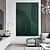cheap Abstract Paintings-Hand painted  White Abstract Painting on Canvas handmade 3D Textured Wall Art Green Modern painting for handmade Canvas Art painting for Living Room Decor Trendy artwork Home Decor Hotel Art Piece