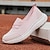 Χαμηλού Κόστους Γυναικεία Sneakers-γυναικεια sneakers διχτυα sneakers αναπνεουσα διχτυα δαντελα επίπεδα στικτώδη loafer παπούτσια λευκό ροζ μωβ