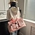 お買い得  ハンドバッグ＆トートバッグ-女性用 ハンドバッグ ジムバッグ オックスフォード トラベル ジッパー 大容量 折り畳み式 純色 幾何学模様 ブラック クリスタル ピンク