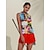 cheap Designer Collection-Women&#039;s Golf Polo Shirt Red Sleeveless Top Ladies Golf Attire Clothes Outfits Wear Apparel