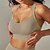 voordelige Sport bh&#039;s-Dames Lichte ondersteuning Sport bh&#039;s Running BH Open achterkant Gekruiste rug Goede top Gewatteerd Fitness Recreatiesport Hardlopen Ademend Lichtgewicht Zacht Zwart Wit donkergrijs Effen