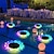 cheap Underwater Lights-RGB Floating Light Solar LED Pool Light Waterproof Outdoor Garden Light for Swimming Pool Pond Holiday Park Landscape Decoration 1/2 PCS
