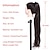 זול קוקו-הארכת קוקו עם שרוך ישר באורך 32 אינץ&#039; תוספות שיער סינטטיות תוספות שיער קוקו רך טבעי רך מזויף זנב פוני לנשים (חום כהה)