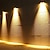 billige Udendørsvæglamper-moderne minimalistisk solcelle væg vaske lys, sloar trin trappe lys vandtæt gård dæk lys have ydervæg udendørs indretning sol hegn lampe have gård belysning 1 stk.