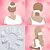 זול מפיגי מתח-סט 10 חלקים של סרטי ראש לבנים המשמשים לציוד למסיבות צביעת קשירה לבן כותנה לבנה מייצב קוקו אלסטי לסרטי ראש לנשים