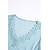 رخيصةأون بلوزات وقمصان للنساء-نسائي قميص الدانتيل دانتيل أكمام واسعة كم قصير رقبة عالية مدورة أسود الصيف