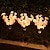 preiswerte Bodenlichter-2 stücke outdoor solar led simulation pfirsichblüte rasen licht wasserdicht garten licht villa hinterhof park gehweg rasen landschaft dekoration