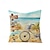 baratos Capa de almofada de férias-Capa de almofada decorativa de praia de verão, 1 peça, capa de almofada quadrada macia, fronha para quarto, sala de estar, sofá, cadeira