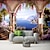 cheap Nature&amp;Landscape Wallpaper-Cool Wallpapers Wall Mural Garden Arches Wallpaper Wall Sticker Covering Print Adhesive Required 3D Effect Canvas Home Décor