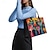 olcso Grafikus nyomtatott táskák-Női Kézitáska Teher Boston táska Poliészter Bevásárlás Napi Szabadság Nyomtatás Nagy kapacitás Könnyű Cica Világos piros Szivárvány