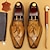 Недорогие Мужские слипоны и лоферы-мужские винтажные коричневые кожаные лоферы с перфорацией и кисточками