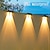 billiga Utomhuslampetter-solar led vägglampa superljus utomhus ip65 vattentät trädgårdsljus trädgårdslayout vägglampa hushåll innergård atmosfär väggtvättlampa 1/2/4st
