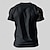 Χαμηλού Κόστους Ανδρικά 3D T-shirts-Ζώο Τίγρη Μοντέρνα Υψηλής Ποιότητας Ένδυση γυμναστικής και άθλησης Ανδρικά 3D εκτύπωση Μπλουζάκι Δρόμος Υπαίθρια Αθλήματα Κοντομάνικη μπλούζα Μαύρο 1 Μαύρο 2 Στρογγυλή Ψηλή Λαιμόκοψη Πουκάμισο