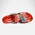 cheap Women&#039;s Sandals-Women&#039;s Sandals Slippers Plus Size Handmade Shoes Hand-painted Outdoor Daily Beach Floral Rivet Flower Platform Wedge Round Toe Bohemia Vintage Casual Walking Premium Leather Loafer Orange