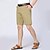 baratos shorts de trabalho-Homens Shorts sociais Shorts de trabalho Bermudas de Golfe Côr Sólida Resistente a rugas Comprimento do joelho Calção Exército verde Preto Cintura Alta Sem Elasticidade