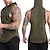 cheap Tees &amp; Shirts-Men&#039;s T shirt Hiking Vest Sleeveless Crew Neck Tank Top Sleeveless Shirt Vest Top Outdoor Quick Dry Soft Sweat wicking Polyester Black White Blue Climbing Camping / Hiking / Caving Traveling