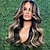cheap Human Hair Lace Front Wigs-Unprocessed Virgin Hair 13x4 Lace Front Wig Middle Part Brazilian Hair Body Wave Multi-color Wig 130% 150% Density with Baby Hair Highlighted / Balayage Hair 100% Virgin Glueless Pre-Plucked For Women