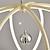 preiswerte Pendelleuchte-LED Pendelleuchte 48cm Ring Kreis Design 3 Farbe Licht Metall luxuriöse moderne Stil Esszimmer Schlafzimmer Pendelleuchten 110-240V
