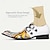 Χαμηλού Κόστους Ανδρικά Πολυτελή Παπούτσια-Ανδρικά Παπούτσια μοναχών Φόρεμα Παπούτσια Δέρμα Ιταλικό πλήρες δέρμα αγελάδας Αντιολισθητικό Πόρπη Άσπρο / Κίτρινο