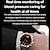 billiga Smarta armband-696 HK98 Smart klocka 1.43 tum Smart armband Smartwatch Blåtand Stegräknare Samtalspåminnelse Sleeptracker Kompatibel med Android iOS Herr Handsfreesamtal Meddelandepåminnelse Anpassad urval IP 67