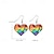 voordelige Prideparade december-lgbt liefde wint regenboog trots maan vlinder zonnebloem dinosaurus liefde hagedis oorbellen