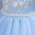 cheap Party Dresses-Kids Girls&#039; Party Dress Floral Sequin Sleeveless Wedding Special Occasion Sequins Zipper Tie Knot Adorable Sweet Cotton Polyester Knee-length Party Dress Summer Spring Fall 3-12 Years White Pink Blue
