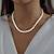 abordables Collares-Gargantillas Plateado Mujer Elegante Moda Clásico Boda Forma de Círculo Gargantillas Para Boda Fiesta Cumpleaños