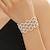 cheap Bracelets-Women&#039;s Tennis Bracelet Classic XOXO Precious Fashion Simple Rhinestone Bracelet Jewelry Silver For Gift Engagement Prom