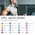voordelige Smartwatches-f108 smartwatch hartslag bluetooth oproepinformatie push-step count sporthorloge slimme armband