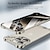 abordables Coques iPhone-téléphone Coque Pour iPhone 17 Pro Max 17 Air 15 14 Pro Max Plus 13 12 11 Pro Max Étui pare-chocs sans cadre Détachable Protecteur d&#039;objectif Antichoc Placage Métal