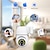 cheap Indoor IP Network Cameras-Wall Plug In Camera Wifi  1080P Surveillance Home Security Protection Night Vision LED Lamp Light IP Cameras