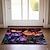 preiswerte Fußmatten-dunkle Blumen Fußmatte Küchenmatte Bodenmatte rutschfeste Flächenteppich ölbeständiger Teppich Indoor Outdoor Matte Schlafzimmer Dekor Badezimmermatte Eingangsteppich