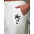 voordelige Grafische herenshort-katoenen herenshorts zomershorts strandshorts trekkoord elastische taille 3D-print grafisch kokospalm ademend zacht kort casual dagelijks vakantie streetwear hawaiiaans zwart wit micro-elastisch
