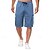 cheap Classic-Men&#039;s Cargo Shorts Sweat Shorts Drawstring Elastic Waist Plain Breathable Soft Casual Weekend Fashion Streetwear Loose Fit Denim Blue Black Micro-elastic