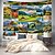 cheap Landscape Tapestry-Countryside Trees Landscape Hanging Tapestry Wall Art Large Tapestry Mural Decor Photograph Backdrop Blanket Curtain Home Bedroom Living Room Decoration