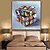voordelige Abstracte schilderijen-met de hand geschilderde kleurrijke rubik&#039;s kubus graffiti kunst olieverfschilderij handgemaakte banksy kubus straatkunst graffiti hersenen kubus kunst banksy cartoon muur kunst banksy graffiti