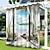 cheap Outdoor Shades-Waterproof Indoor Outdoor Curtains for Wedding Patio Thick Privacy Grommet Curtains for Wedding Bedroom, Living Room, Porch, Pergola, Cabana, 1 Panel