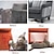 abordables Housse de canapé-Protecteurs de meubles de canapé anti-rayures transparents, ruban de protection pour chat et animal de compagnie