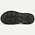 voordelige Herensandalen-Voor heren Sandalen Platte sandalen Leer Ademend Comfortabel Anti-slip Veters Zwart Groen Beige
