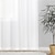 abordables Voilages-Rideaux transparents blancs longs, 1 panneau, traitement de fenêtre à passe-tringle, pour salon, chambre à coucher, salle à manger