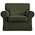 رخيصةأون IKEA أغلفة-غطاء أريكة كرسي من القطن ektorp بمقعد واحد مع غطاء وسادة، غطاء كرسي بذراعين بديل من ikea ektorp، غطاء أريكة بمقعد واحد للكلاب، واقي أثاث الأريكة البديل