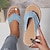 cheap Women&#039;s Slippers &amp; Flip-Flops-Women&#039;s Slippers Straw Bottom Flip Flops For Beach Vacation Flat Slippers Comfort Summer Shoes Black White Apricot Blue