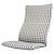 billiga IKEA Omslag-poäng stol kuddfodral 100% bomull utan kudde blommiga quiltade överdrag ikea-serien