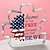 cheap Statues-1pc Home Of The Free With Sunflower Patriotic Acrylic Table Sign USA Free Plaques Gift 1776 Sign United States Of America Sign National Day Decorations For Home 4th Of July Decor Farmhouse Patriotic Table Decor