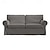 abordables IKEA Cubiertas-Funda para sofá de 2 plazas ektorp o funda para sofá cama de 2 plazas ektorp con fundas de cojines y fundas de respaldo, funda de sofá ektorp protector de muebles lavable