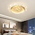 abordables Luces de techo-Luces de techo LED regulables 40/50 cm Montaje empotrado de metal de 1 luz en techo interior Iluminación de ahorro de energía estilo nórdico moderno sala de estar dormitorio 110-240 V solo regulable